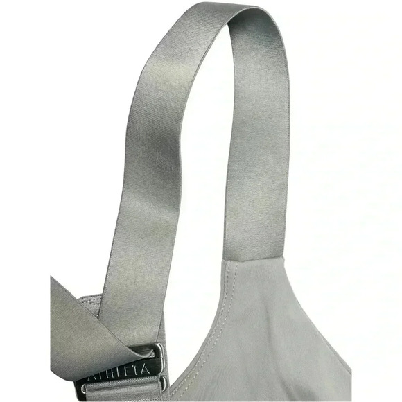 ATHLETA WOMEN’S LOW IMPACT SPORTS BRA•SIZE S (For A-C Cups)•LIGHT GREY• NWT• - Picture 5 of 10